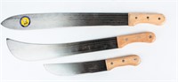 3 New Machetes Enduro, Corneta & JMK Sword Knife