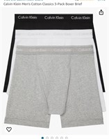 Calvin Klein Men's Cotton Classics 3-Pack Boxer B