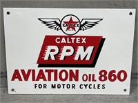 CALTEX RPM AVIATION OIL 860 For Motor Cycles