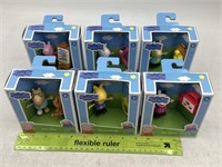 NEW Lot of 6- Peppa Pig & Friends Adventures