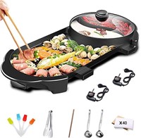 Eilsorrn Electric Grill  Hot Pot, Teppanyaki Grill