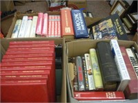 (4) Boxes Of Books