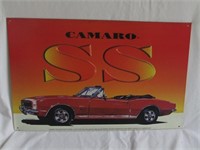 Camaro SS 11-1/2" x 17" Metal Sign