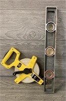 Tape Measure and Level