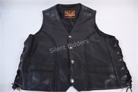 Milwaukee Black Leather Men's Size 50 Vest
