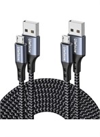 NEW Micro USB Cable, 2Pack 3.3 6.6ft