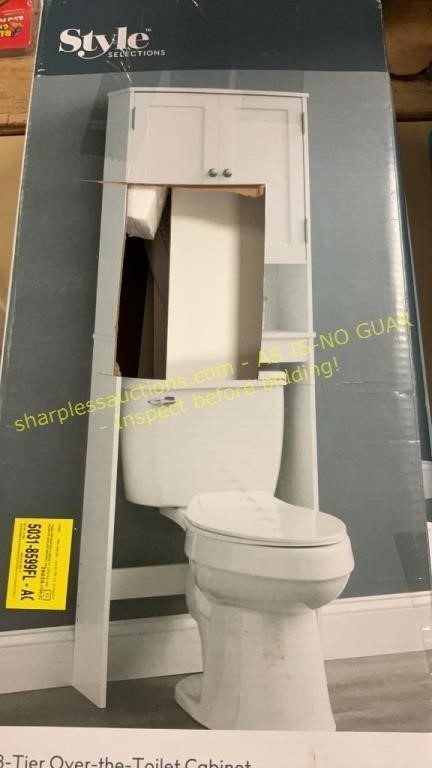 S.S. 3- tier Over The Toilet Cabinet