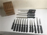 Misc. Knives & Wood Knife Block