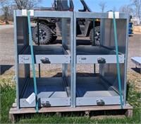 Metal cabinet drawers for service vehicle NOS TAX