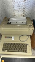 Apple IIe with dot matrix printer