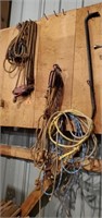 Pulley, rope assortment