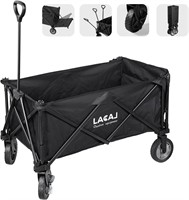 Collapsible Wagon 6.0 cuft  L Size Black