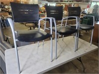 Black / Metal Stackable Activity Chairs