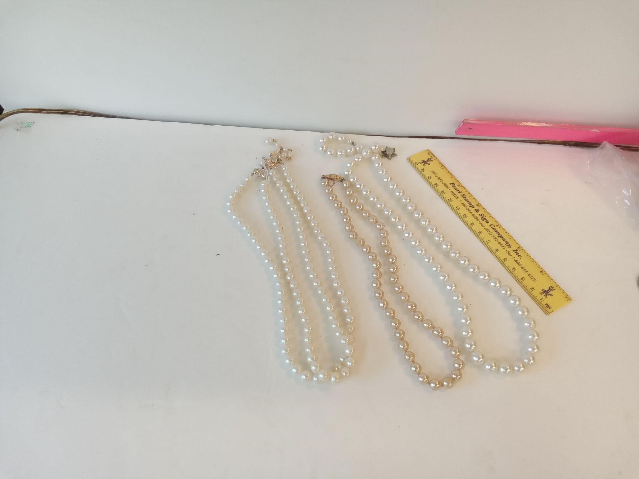 3  Faux Pearls