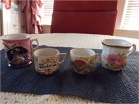 4 Tea Cups