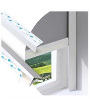 2pc Blackout Light Blocker for Roller Shades White