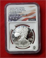 (2023) American Legacy Coll. NGC PF70 1 Oz Silver