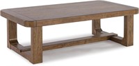 Traditional Farmhouse Coffee Table  Brown