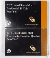 President $1 & America the Beautiful Quarters 2012