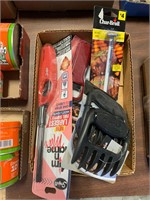 LOT OF LIGHTERS, MEAT THERMOMETER, & MEAT CLAWS