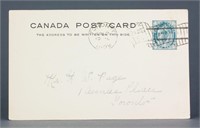 Canada 1899 One Cent Postal Stationery Card