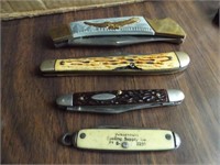 American Eagle & Three Other Pocket Knives