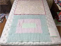 Handmade Baby Quilts (2) #90 One Pillow/Tactile