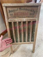 Antique National No.801 washboard