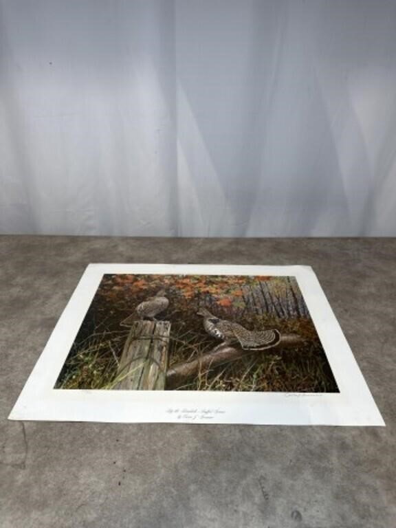 Owen Gromme signed and numbered Unframed print of