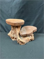 2 Tier Wooden Platform for Displaying Figures