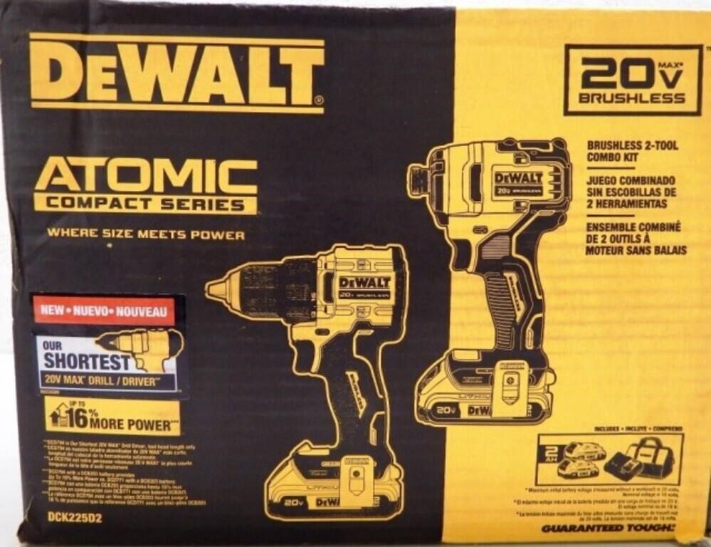 New DeWalt 20V Brushless Hammer Drill Driver Set