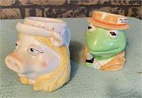 Ms. Piggy & Kermit Ceramic Mugs