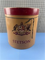 STETSON HAT BOX - VINTAGE HOLDS 2 HATS