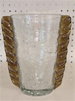 Blenko Heavy Blown Glass discontinued  Vase