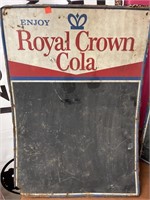 ROYAL CROWN COLA W/ Chalkboard Advertising Sign