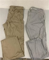 2 Levi’s Khaki Pants Size: 36x32