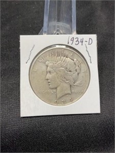1934-D Peace $1