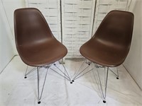 2 Modern Chairs ( no makers mark)