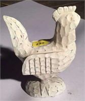 Chicken statue, 10" tall