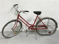 Vintage red Schwinn Breeze bike