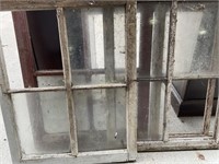 Vintage windows. Some missing glass
