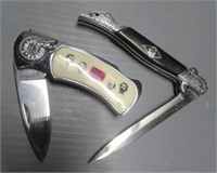 (2) Collector folding knife. Largest measures 5"