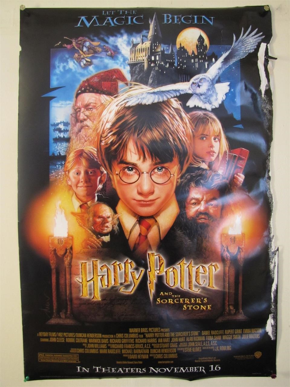 Vintage Harry Potter Movie Poster