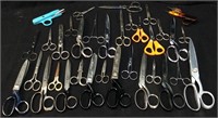 (34) ASSORTED SCISSORS