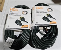 (4) 55' HDX Landscape Extension Cords