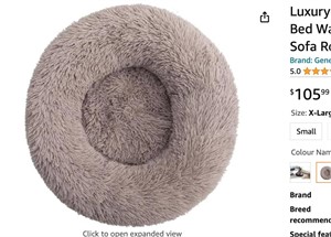 Luxury Plus Soft Calming Donut Dog Bed