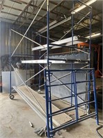 Qty of Scaffolding w/ Wheels