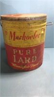 Marhoefer pure lard can metal