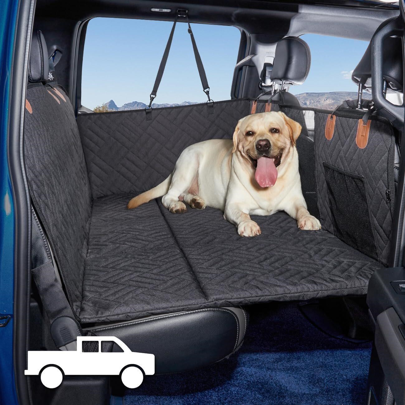 TKYZ Dog Seat Extender/Bed for Truck (Black)