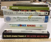 4 health books & 3 cookbooks